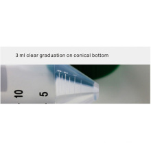 Centrifugation Tube 15ml Conical, Black Graduation Blue Cap PP